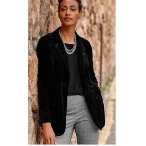 J. Jill Velvet Feel Blazer - Size Small